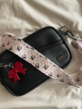 Load image into Gallery viewer, Red Acrylic Bow Keychain