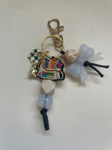 Crazy Book Lady Bag Charm