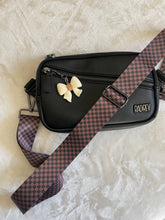 Load image into Gallery viewer, Brown Checker Bag Strap