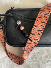 Load image into Gallery viewer, Orange Checker Bat Bag Strap