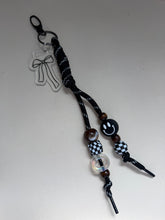 Load image into Gallery viewer, Corded Letter Chunky Keychain