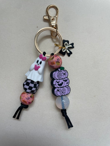 Bow Ghost Chunky Bag Charm