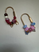 Load image into Gallery viewer, Red Carabiner Bag Charm