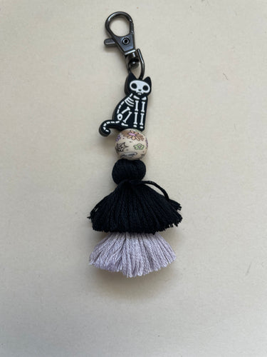 Skeleton Cat Tassel
