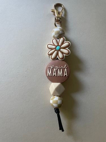 Girl Mama Keychain