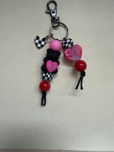 Load image into Gallery viewer, Valentines Bear Chunky Bag Charm