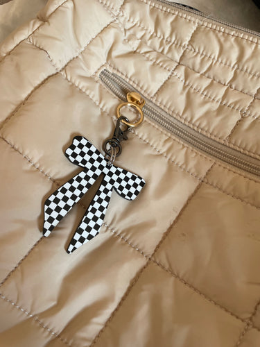 Checker Acrylic Bow