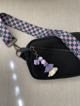 Load image into Gallery viewer, Purple Bow Charm Tassel