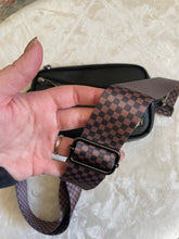 Load image into Gallery viewer, Brown Checker Bag Strap
