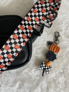 Checker Pumpkin Bag Strap
