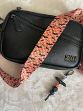 Load image into Gallery viewer, Orange Checker Bat Bag Strap