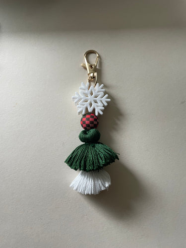 Snowflake Checker Tassel