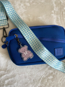 Acrylic Teddy Bear Bag Charm