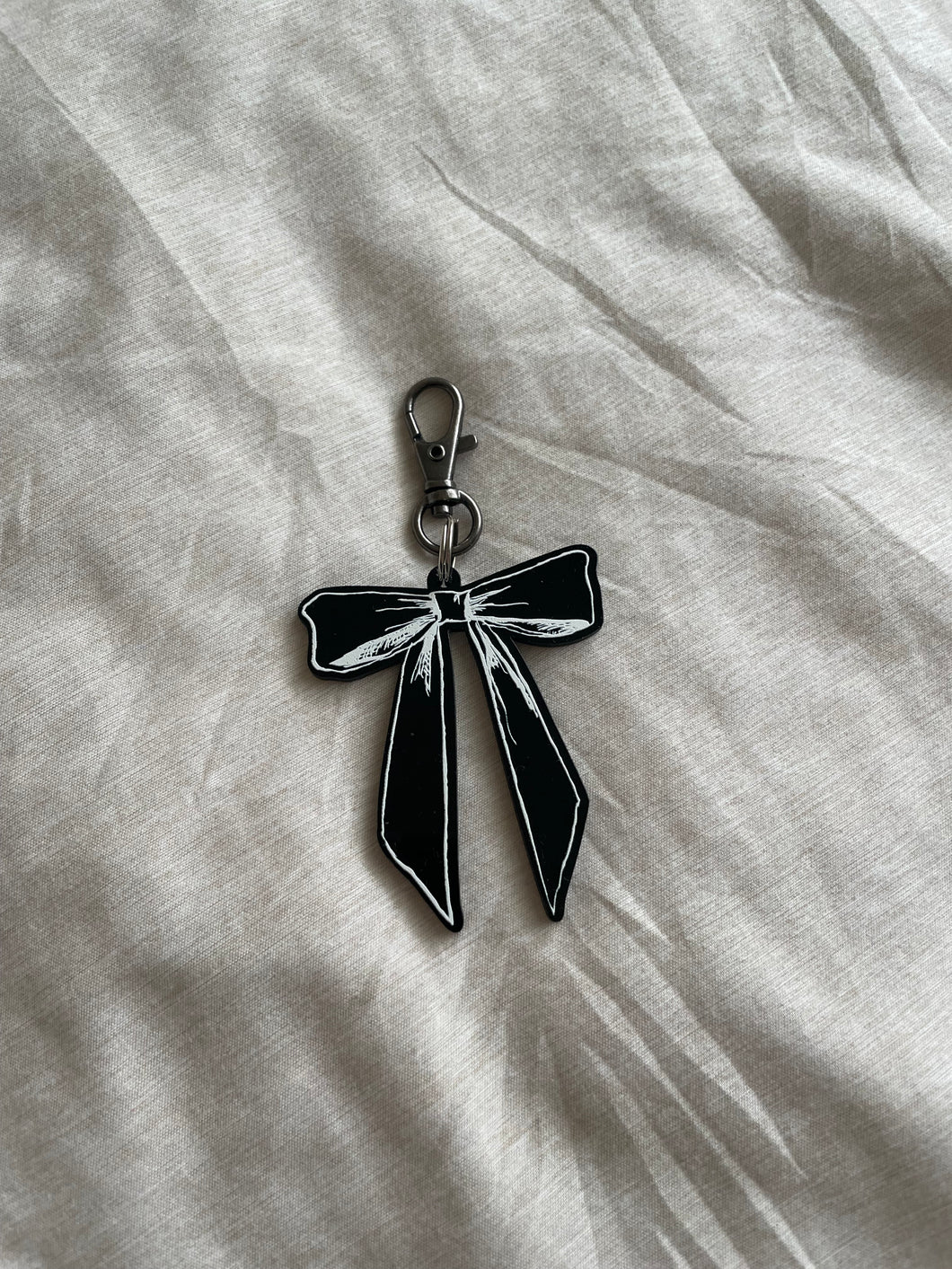 Acrylic Bow Keychain