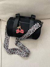 Load image into Gallery viewer, Checker Cherry Skull Bag strap