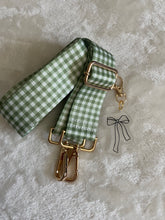 Load image into Gallery viewer, Clear/ Black Acrylic Bow Bag Charm