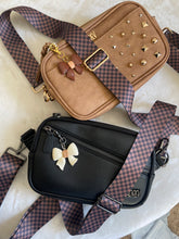 Load image into Gallery viewer, Brown Checker Bag Strap