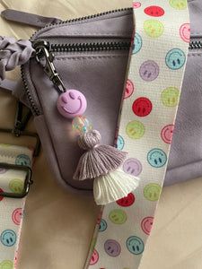 Colorful Smiley Bag Strap