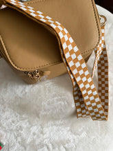 Load image into Gallery viewer, Honey Checker Bag Strap