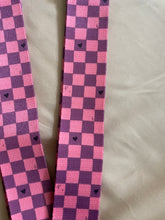 Load image into Gallery viewer, Pink &amp; Purple Checker Bag Strap