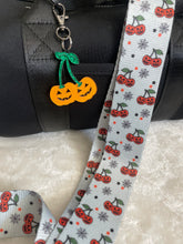 Load image into Gallery viewer, Acrylic Pumpkin Cherry Keychain