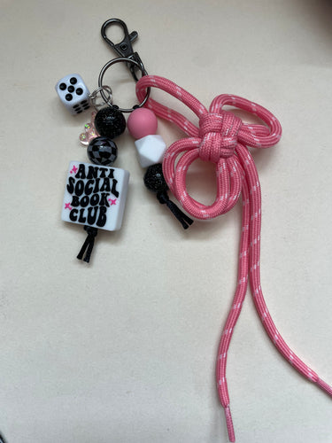 Anti Social Book Club Chunky Bag Charm