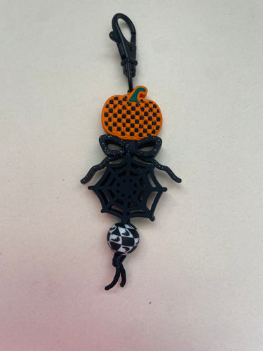 Pumpkin Bow Keychain