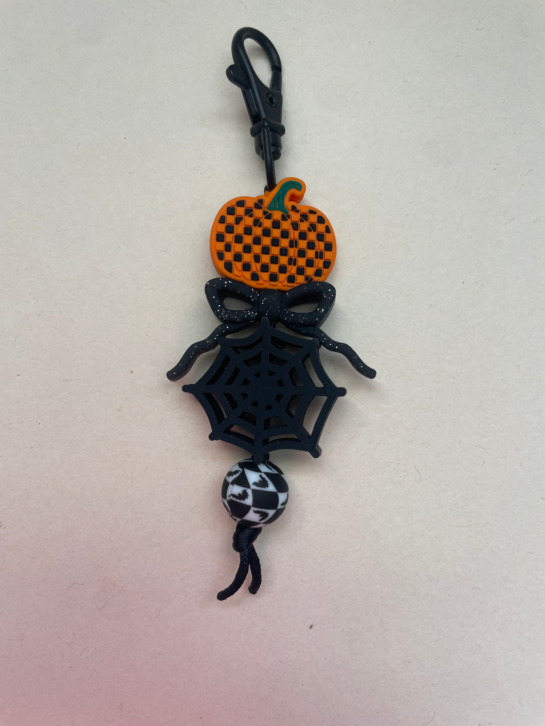 Pumpkin Bow Keychain