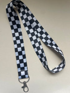 Checker Lanyard