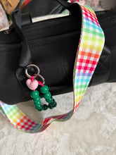 Load image into Gallery viewer, Rainbow Gingham Bag Strap