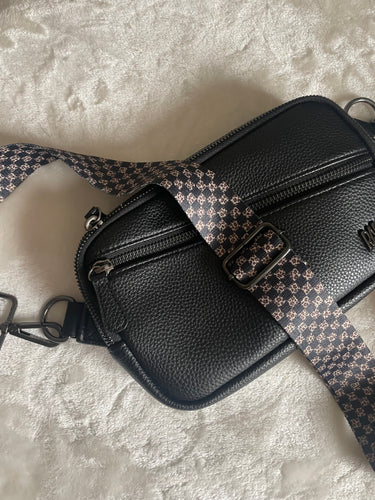 Cheetah Checker Bag Strap