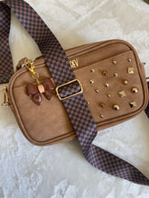 Load image into Gallery viewer, Brown Checker Bag Strap