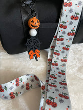 Load image into Gallery viewer, Bat Clasp- Jackolantern Bag Charm