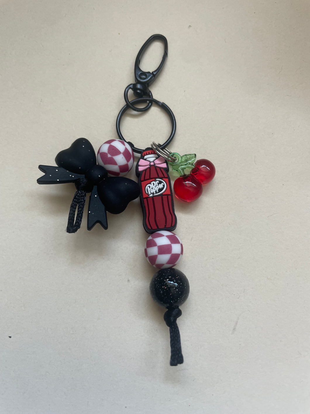 Bow Chunky Soda Bag Charm