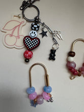 Load image into Gallery viewer, Red Carabiner Bag Charm
