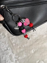 Load image into Gallery viewer, Valentines Bear Chunky Bag Charm