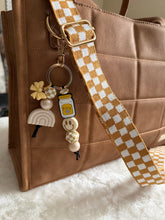 Load image into Gallery viewer, Honey Checker Bag Strap