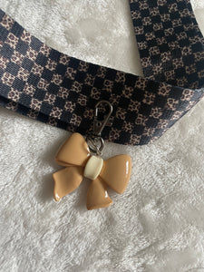 Camel Acrylic Bow Keychain