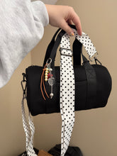 Load image into Gallery viewer, Chunky Polka Dot Heart Bag Charm