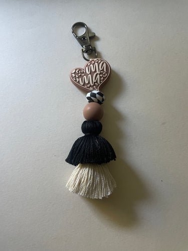 Mama Heart Tassel