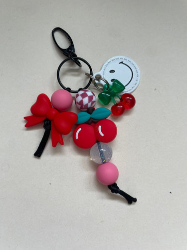 Chunky cherry bag charm. Ll bean bag charms 