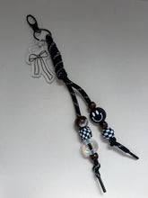 Load image into Gallery viewer, Corded Letter Chunky Keychain