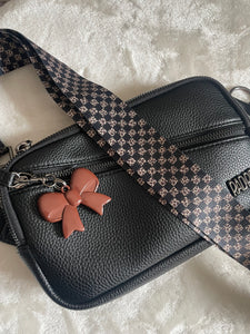 Brown Acylic Bow