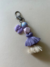 Load image into Gallery viewer, Purple Bow Charm Tassel