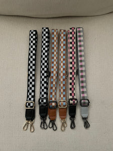 One Inch Wide Checker Straps