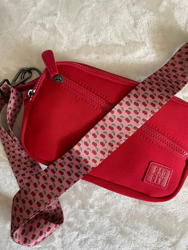 Pink Cherry Bag Strap
