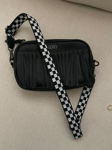 One Inch Wide Checker Straps