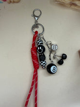 Load image into Gallery viewer, 8 Ball Chunky Bag Charm