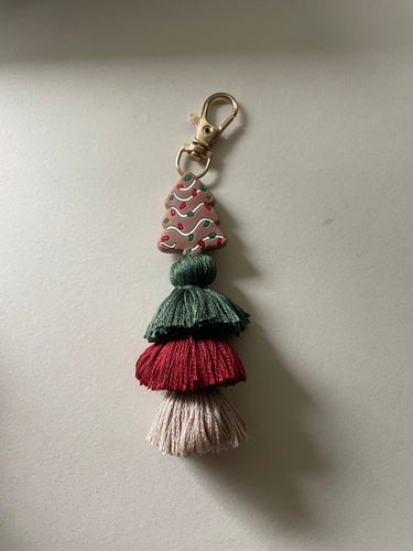 Chocolate Christmas Tree Cake Tassel