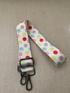 Colorful Smiley Bag Strap
